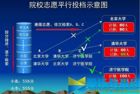 2016平行志愿录取规则【图解】