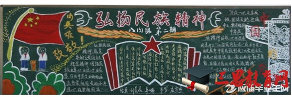  学长征精神黑板报模板大全