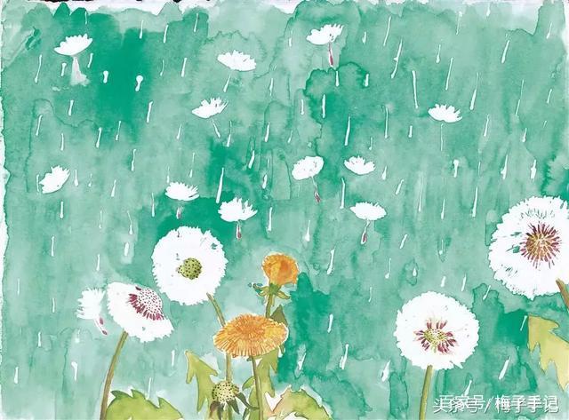 讨厌下雨天图片好句子