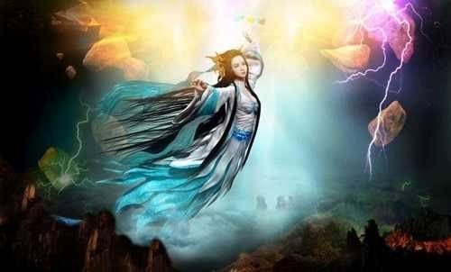 女娲补天故事里的好词好句