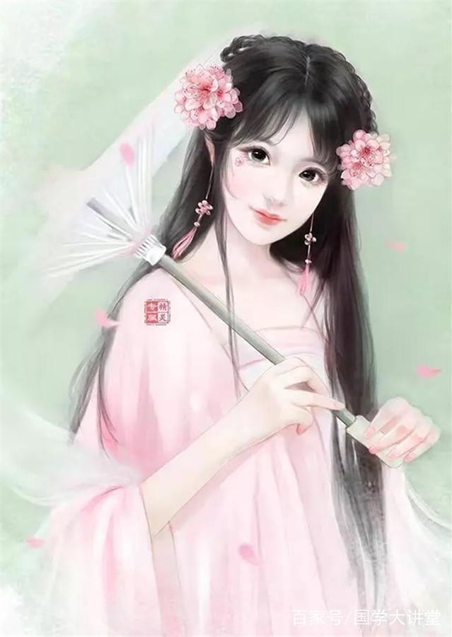 描述古代美女的句子