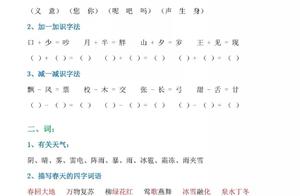 一年级简单的好句子 简单的一年级好词好句