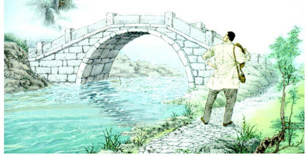 山中访友打比方的句子 山中访友中的打比方的句子